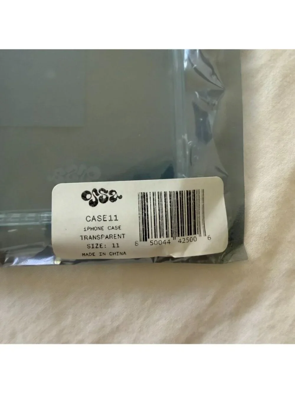 OSSA Transparent iPhone Case NIB iPhone 11